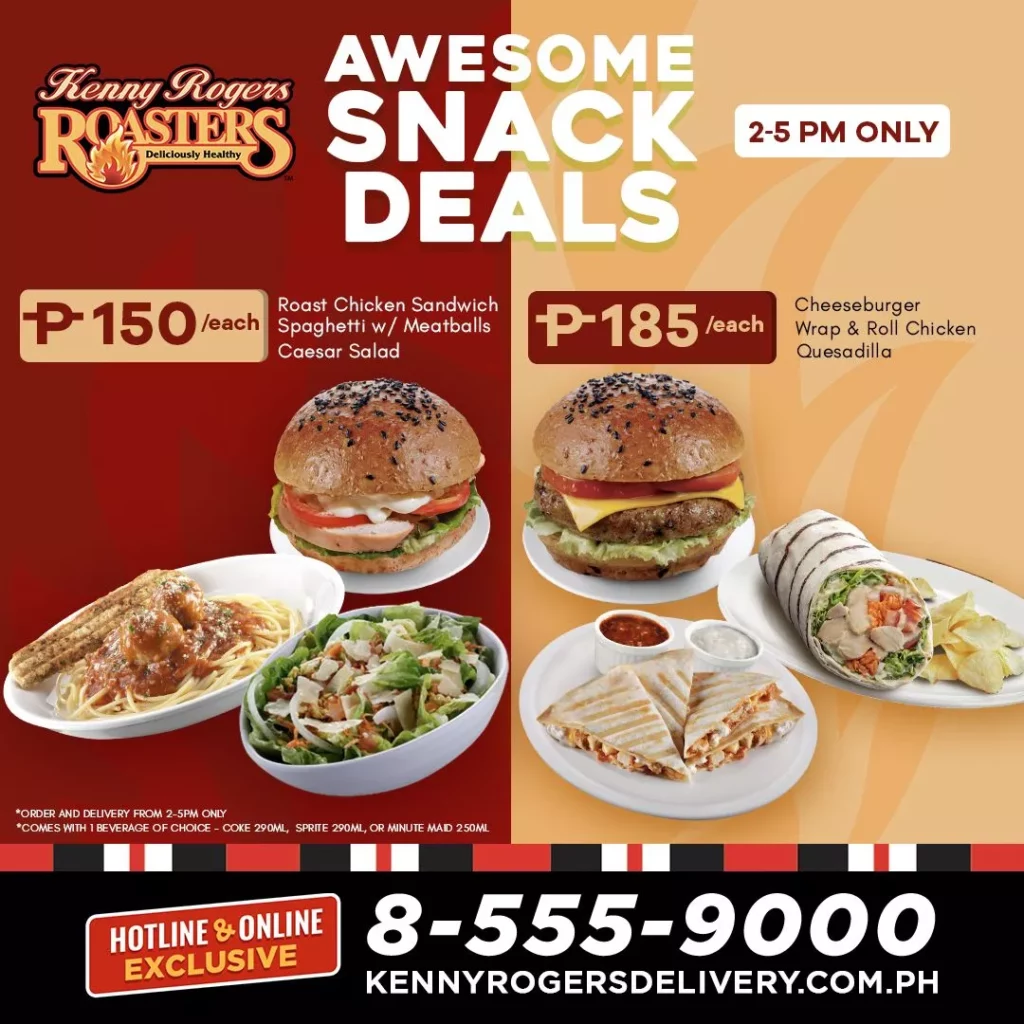 Kenny Rogers Snack Deals