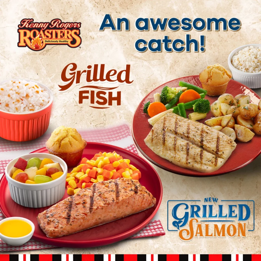 menu kenny rogers grilled salmon