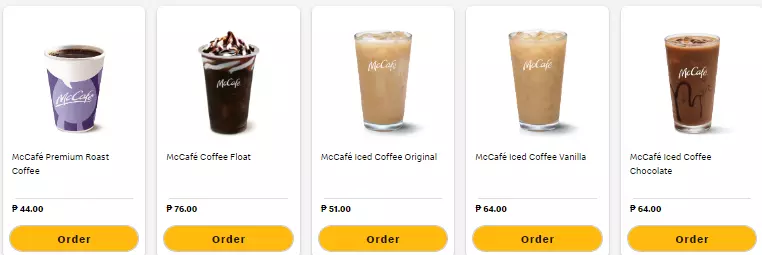 Mcdonald's Philippine Menu Mccafe
