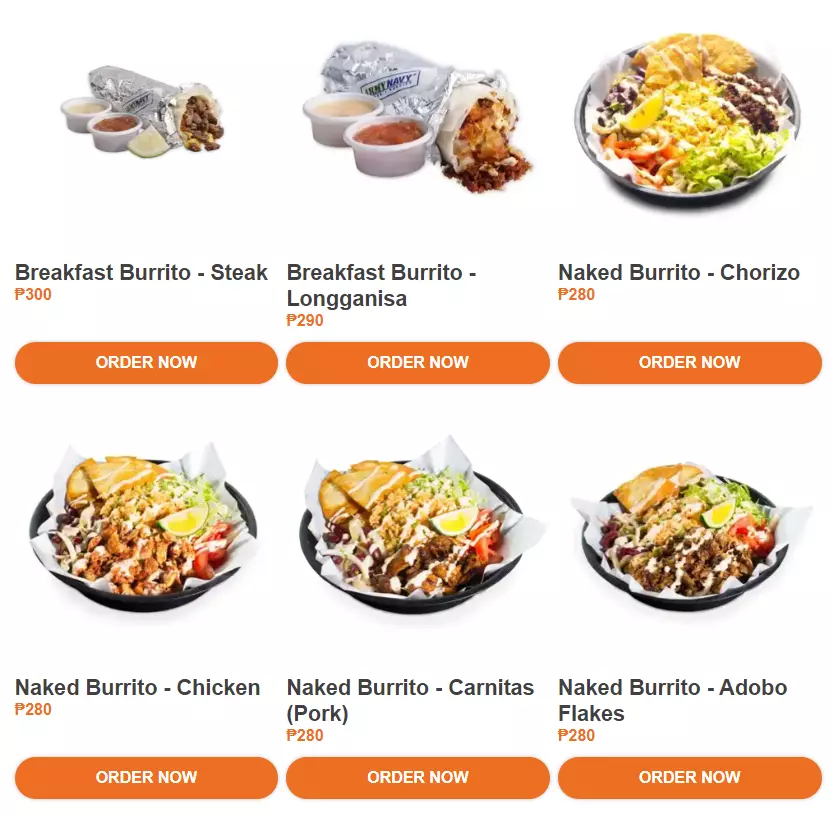 Army Navy Burrito Prices