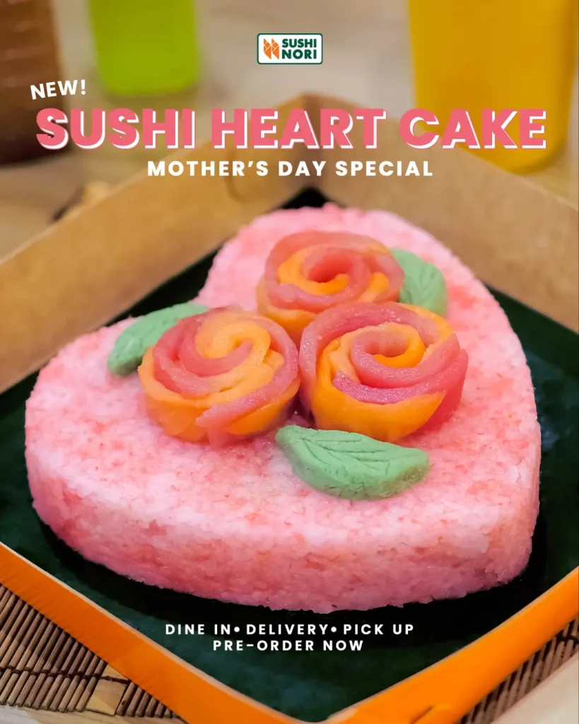 Sushi Nori Heart Cake