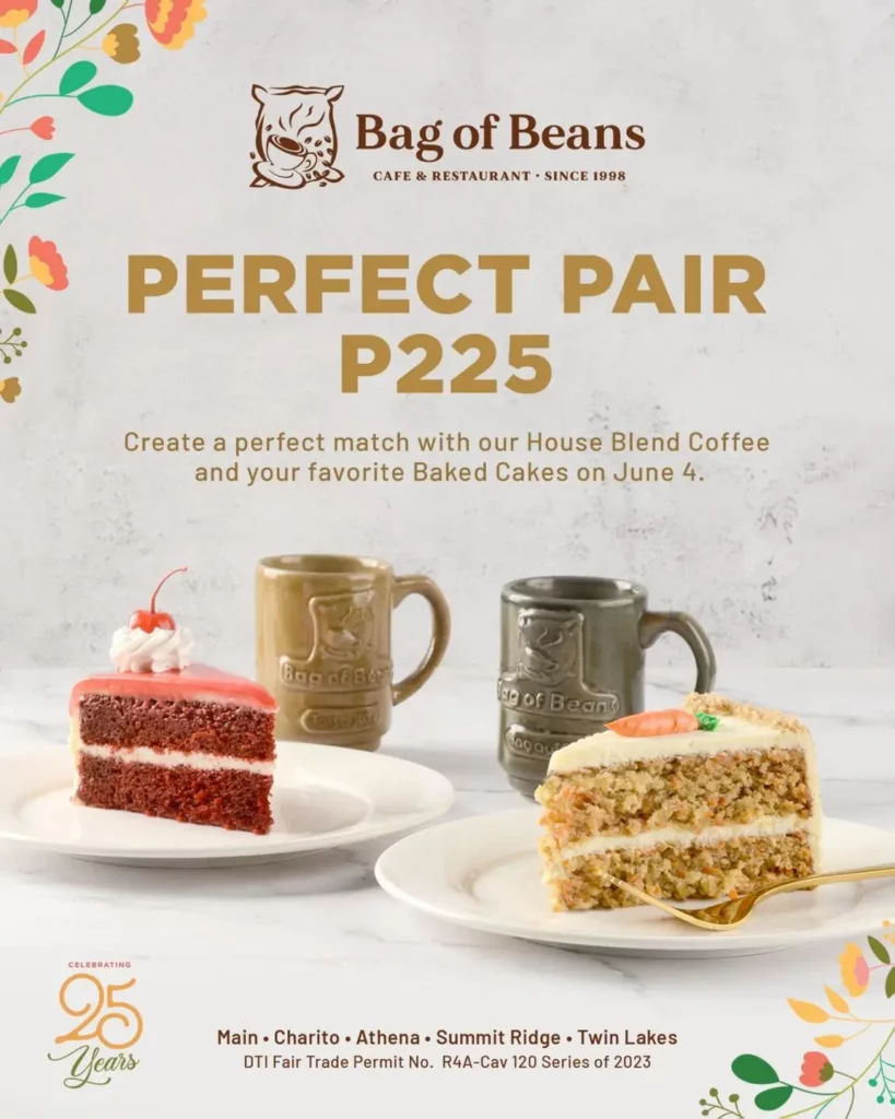 bag of beans promotion offer