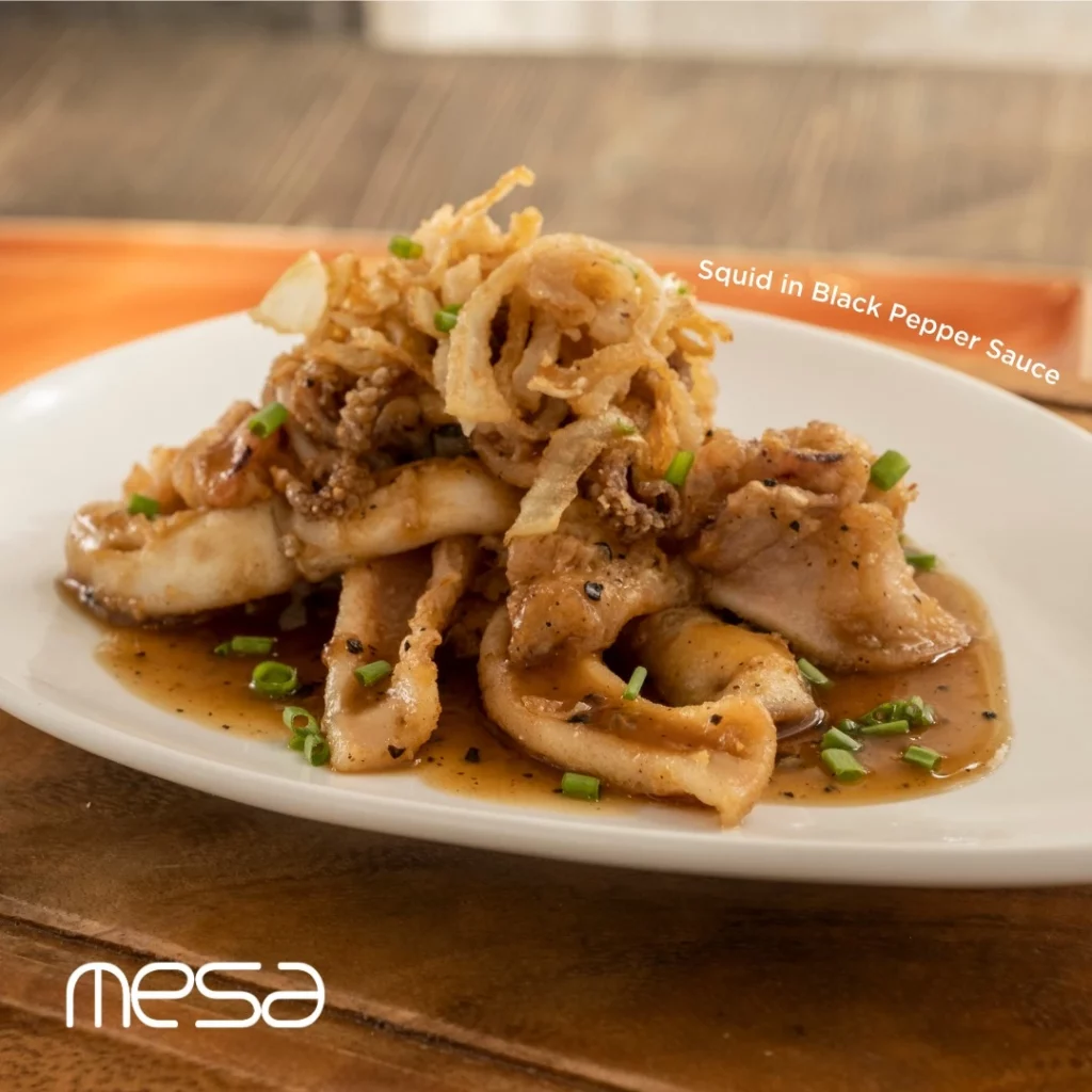 mesa menu squid