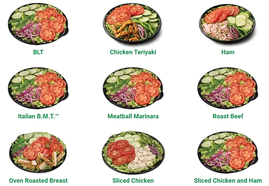Subway Salads