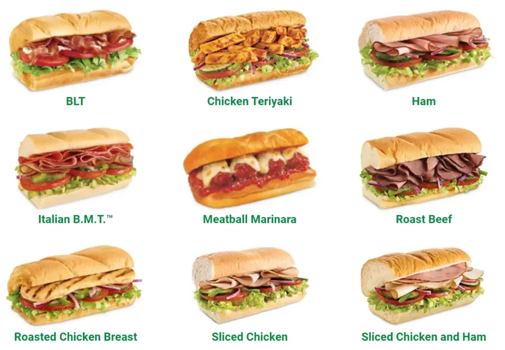Subway Sandwiches