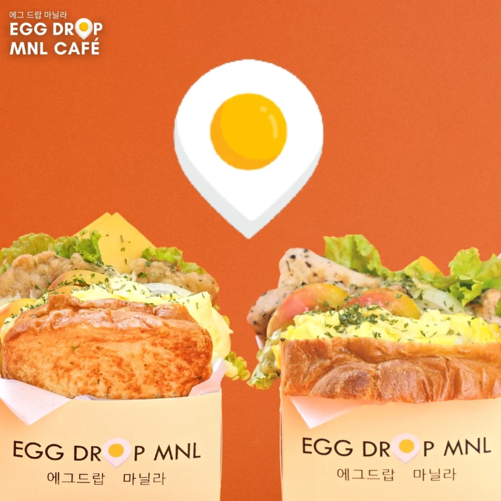 Egg Drop MNL Cafe Menu Items